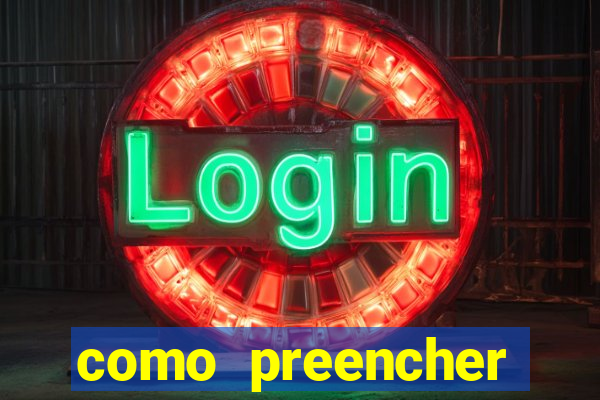 como preencher recibo de pagamento